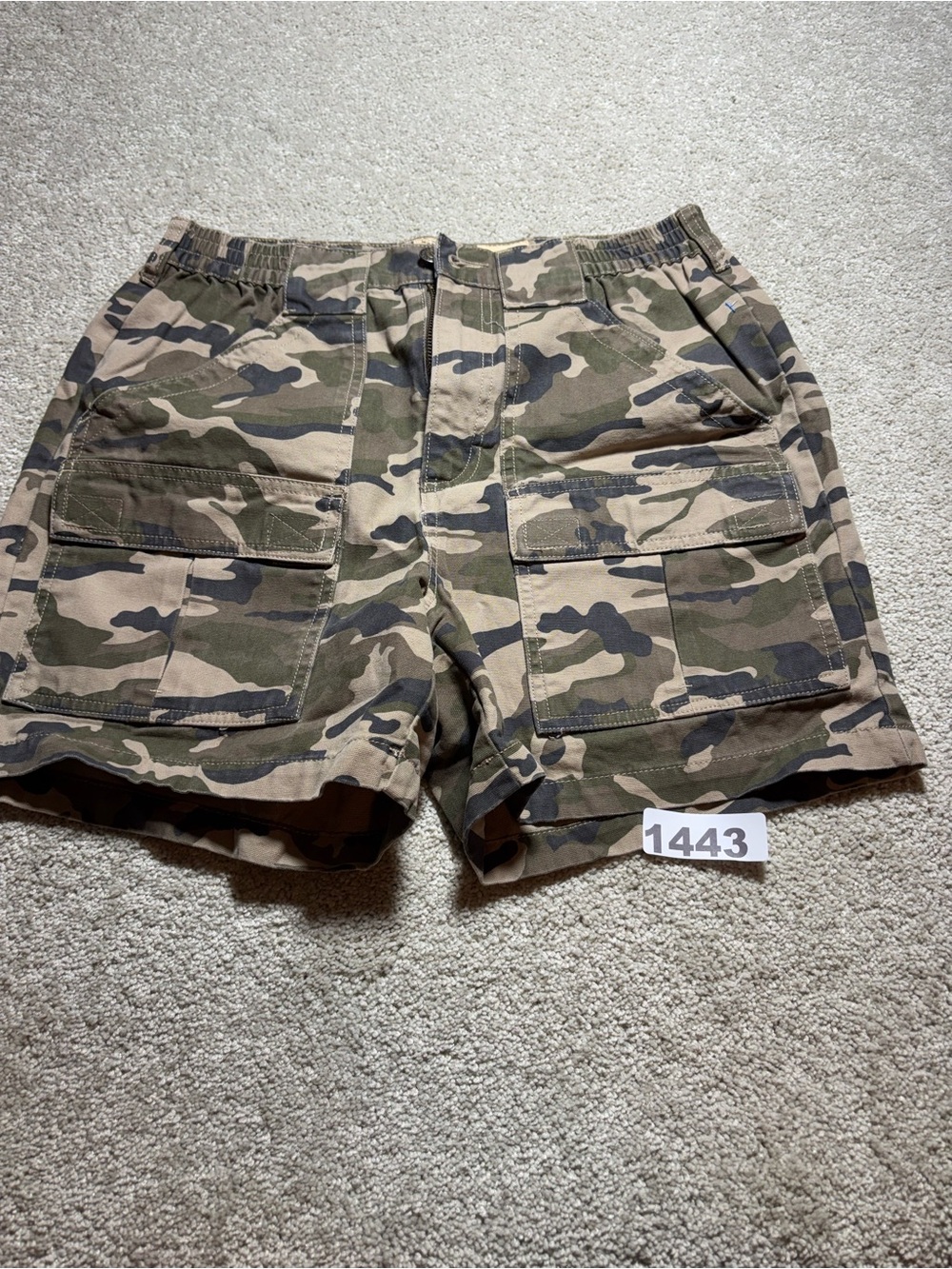 Red Head Brand Co. Cargo Short Mens 32 Multicolor Camouflage Cotton High Rise